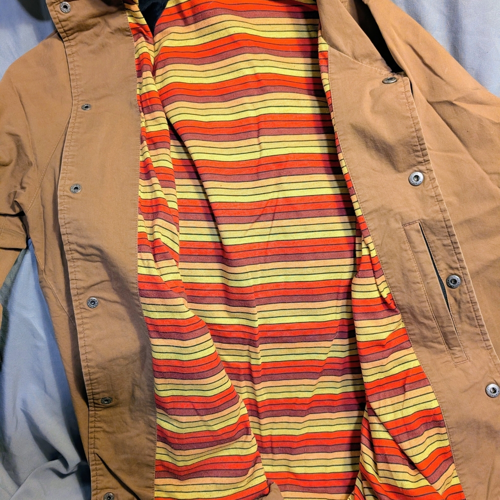 Grassroots California Hooded Button-Up Shirt Jacket – Men’s XL - Picture 2 of 13